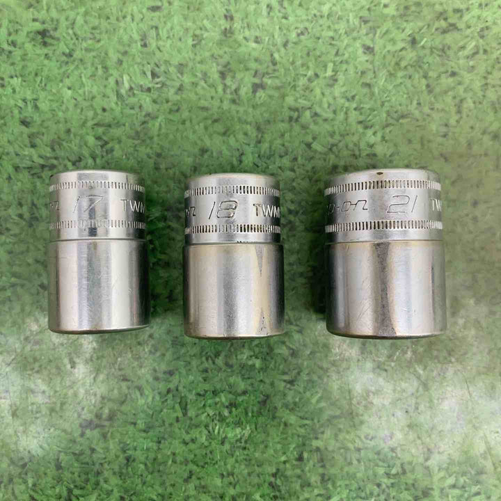Snap-on/スナップオン 1/2 シャローソケット 5個セット TWM17 TWM18 TWM21 TWM27 SWM24I【町田店】
