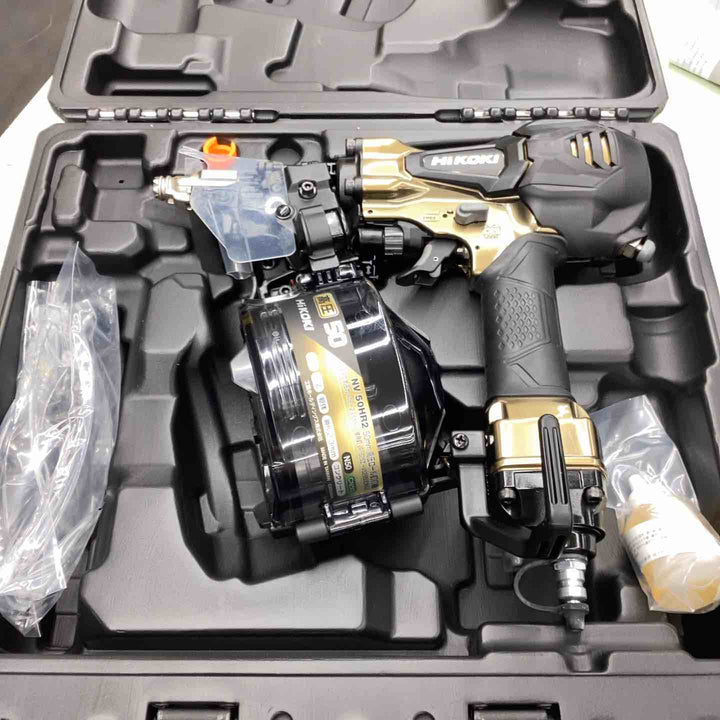 ★ハイコーキ(HIKOKI ※旧:日立工機) 高圧エア釘打ち機 NV50HR2(S)【越谷店】