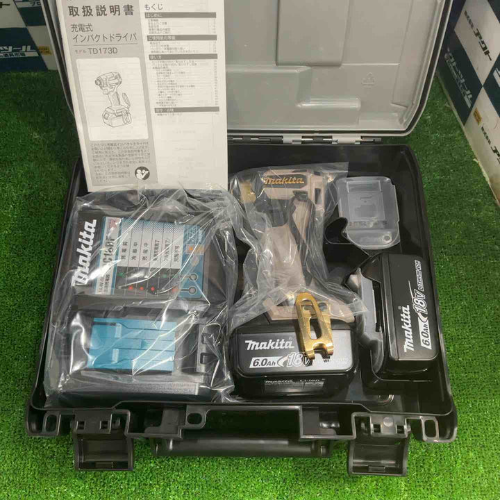 ☆20周年記念モデル☆ makita マキタ コードレスインパクトドライバー TD173DGXPG プレミアムグレージュ【草加店】