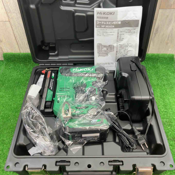 ハイコーキ(HIKOKI ※旧:日立工機) コードレスピンネイラ NP3635DA(XPZ)【富山店】◇SC
