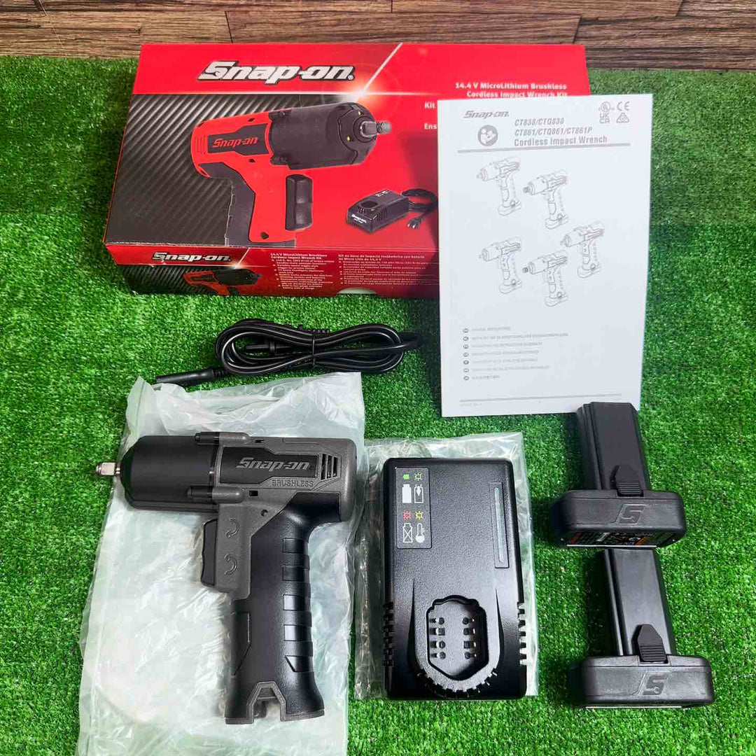 スナップオン/Snap-on コードレスインパクトレンチ CT861GMJ2 ガンメタ【桶川店】