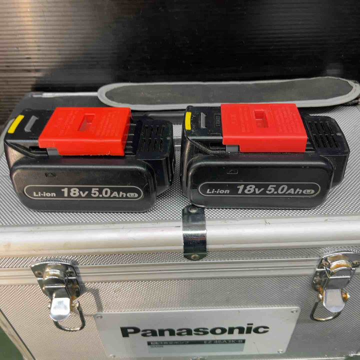 ◇パナソニック(Panaonic) コードレス真空ポンプEZ46A3K-B 本体＋バッテリー2個+充電器+ケース【戸田店】