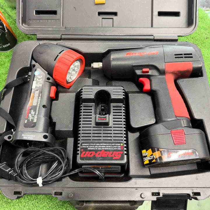 【現状品】 Snap-on スナップオン 18V インパクトレンチ コードレスライト セット 現状品 【桶川店】