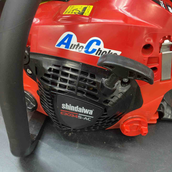 【未使用品】新ダイワ エンジン チェーンソー オートチョーク E3034S-AC/350VX [34.4] 試運転のみ確認【川越店】