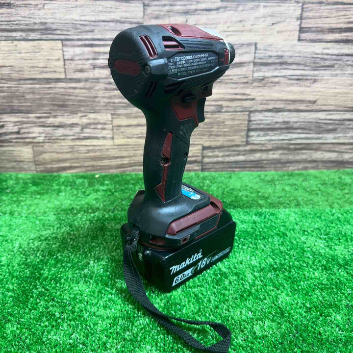 マキタ(makita) コードレスインパクトドライバー TD172DGXAR オーセンティックレッド【桶川店】