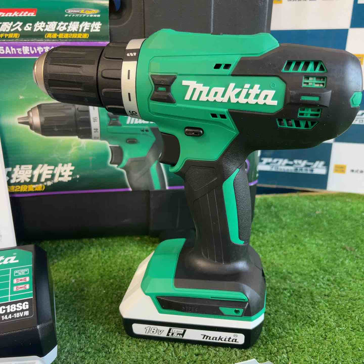 マキタ(Makita) 充電式ドライバドリル 18V1.5Ah バッテリ・充電器付 MDF003DSX グリーン【草加店】