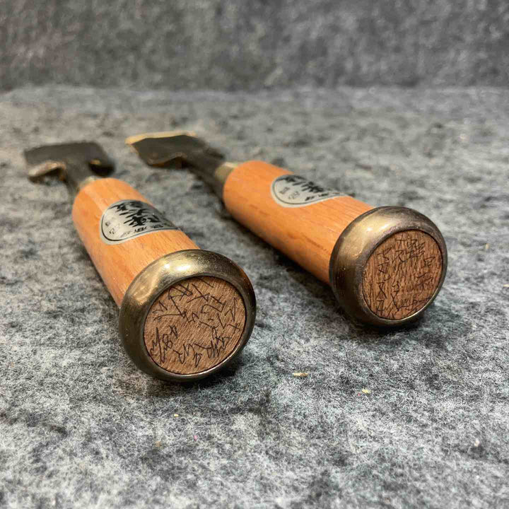 陣太鼓 叩き鑿 48mm 2本まとめ ノミ 追入れ鑿 和工具 大工道具【桶川店】