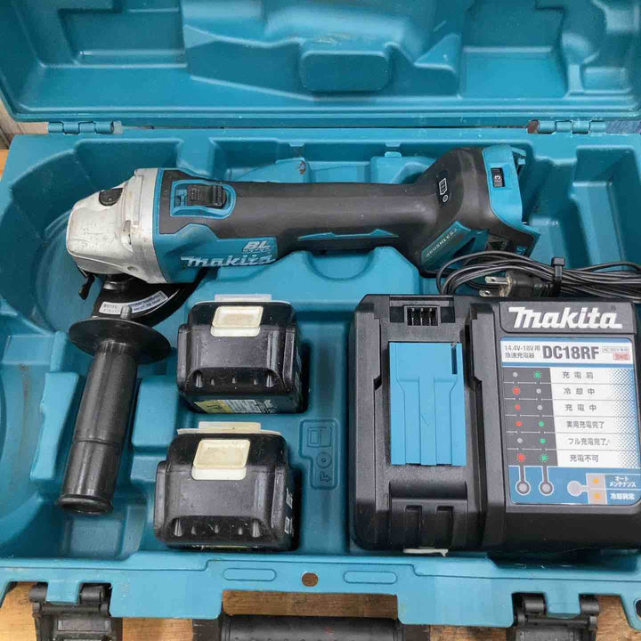 【中古品】★マキタ(makita) 100mmコードレスディスクグラインダ GA412DRGX 18V フルセット【柏店】