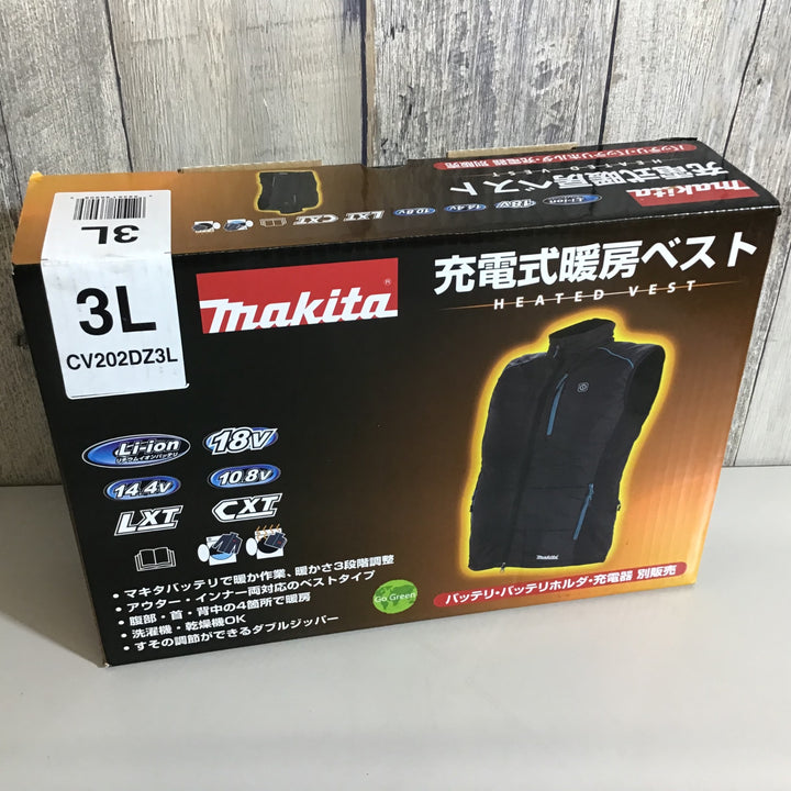 【未使用品】★即決価格★ マキタ makita 充電式暖房ベスト サイズ 3L CV202DZ3L 本体のみ【戸田店】