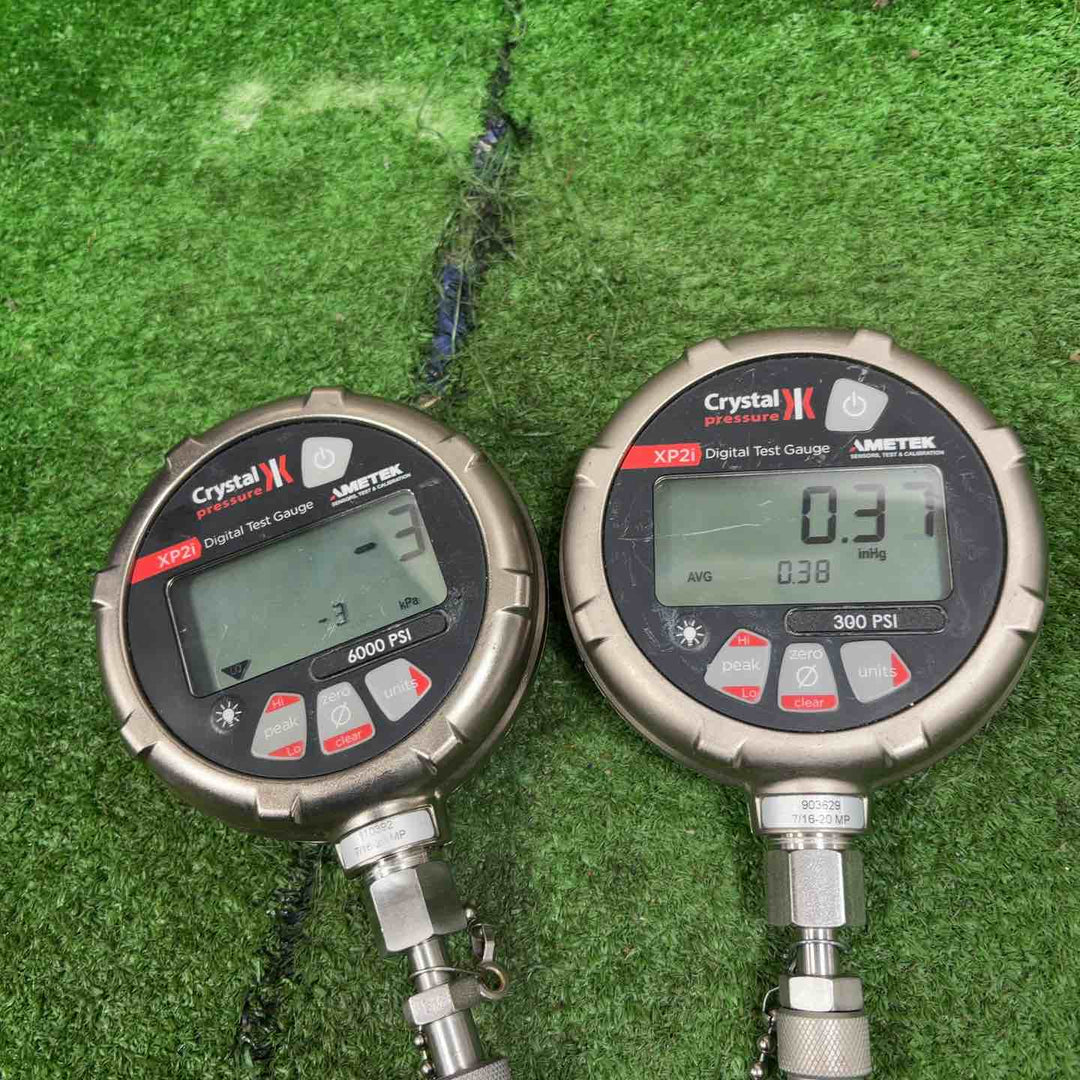 AMETEK 圧力キャリブレータ 300PSI XP2i 6000PSI 2個セット Crystal【草加店】