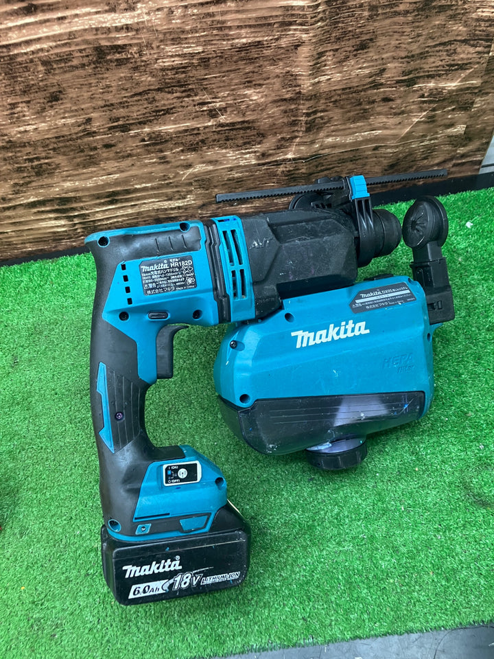 ☆マキタ(makita) コードレスハンマドリル  18V　HR182DZKV　集じんシステム/バッテリー1個付【川越店】