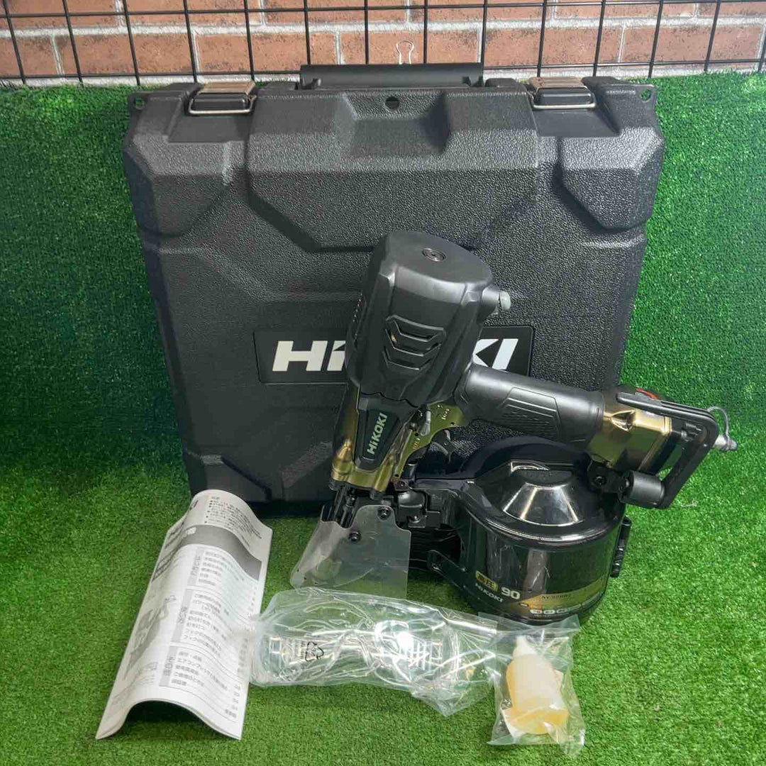 【未使用品】 ハイコーキ (HIKOKI ※旧:日立工機) 高圧エア釘打ち機 NV90HR2(S) 【藤沢店】