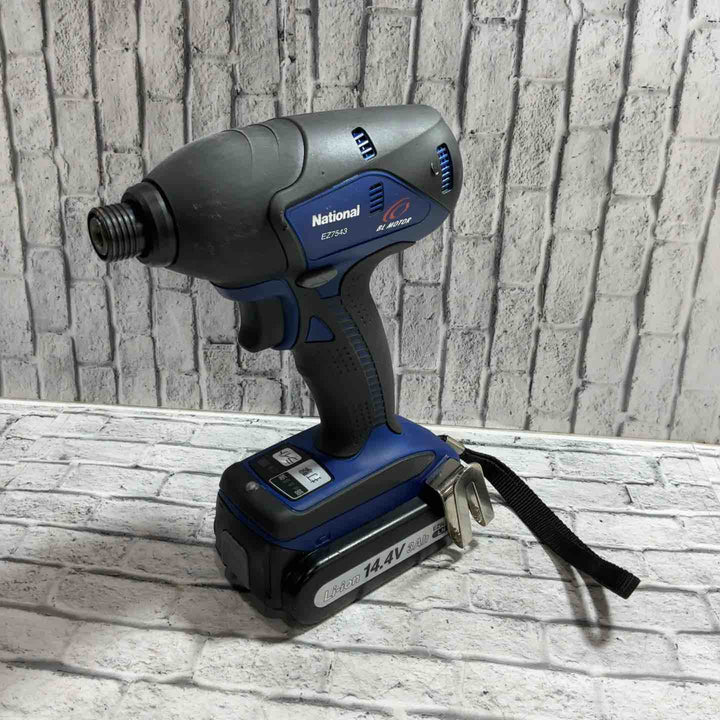 ◇パナソニック(Panasonic) コードレスインパクトドライバー(黒) EZ7543LN2S-B【川口店】