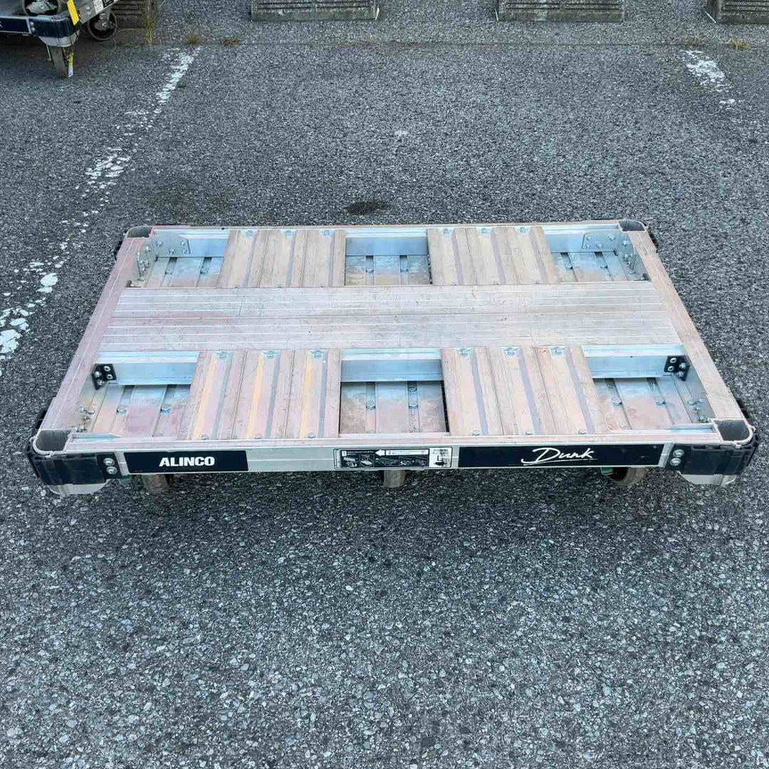 【店頭受取り限定】アルインコ 台車 6輪 1t 平台車 ダンク MTR1000 750x1200mm アルミ製 方向規制機能付 最大積載質量1000kg【草加店】