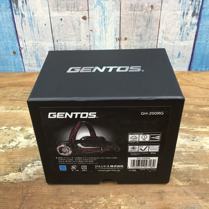 ▼GENTOS ハイブリッド式LEDヘッドライト GH-200RG【柏店】