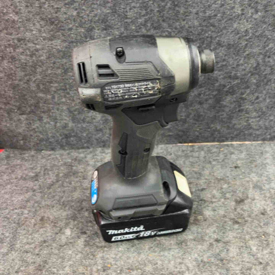 ★マキタ(makita) コードレスインパクトドライバー TD173DRGXB ケース(18V6.0Ahバッテリー*2[33][34]、充電器)【鴻巣店】