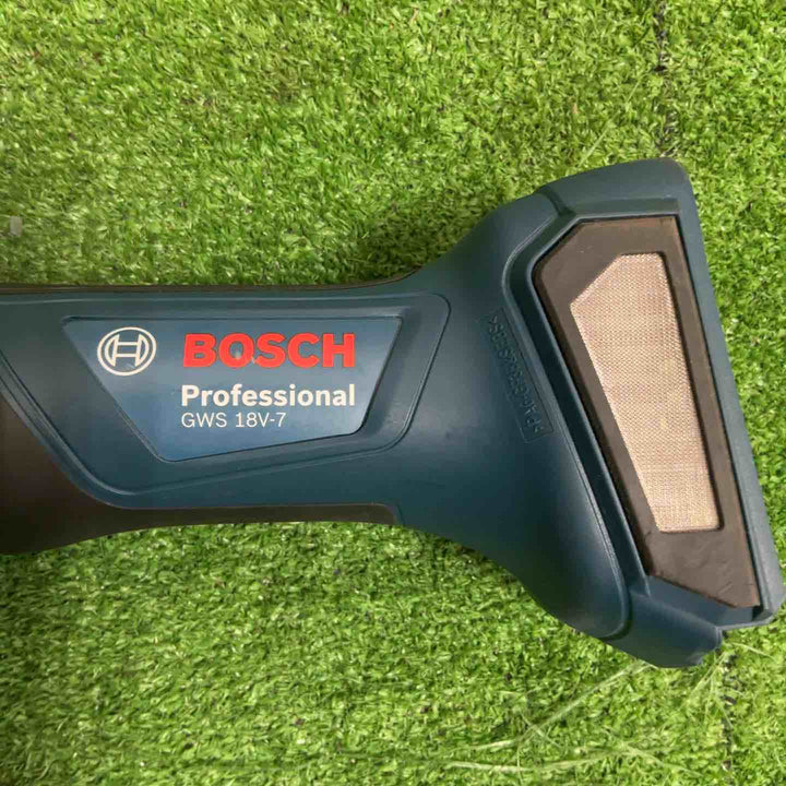 ◇ボッシュ(BOSCH) 18Vコードレスディスクグラインダー(本体のみ、バッテリー・充電器別売り) GWS18V-7H【草加店】