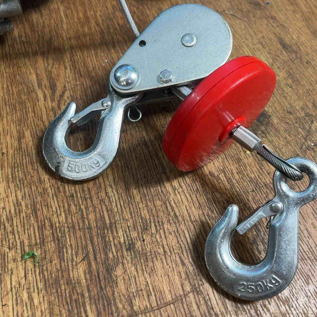 無線式電動ホイスト PA500B 最大500kg ワイヤレス リモコン ウィンチ メーカー不明【岩槻店】