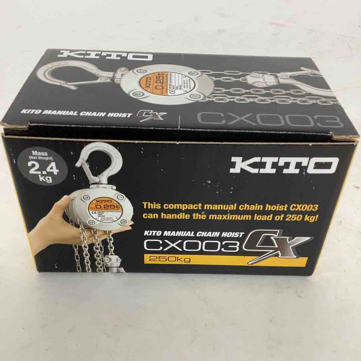 ★KITO(キトー) チェーンブロック CX003 (CX1A)【狭山】