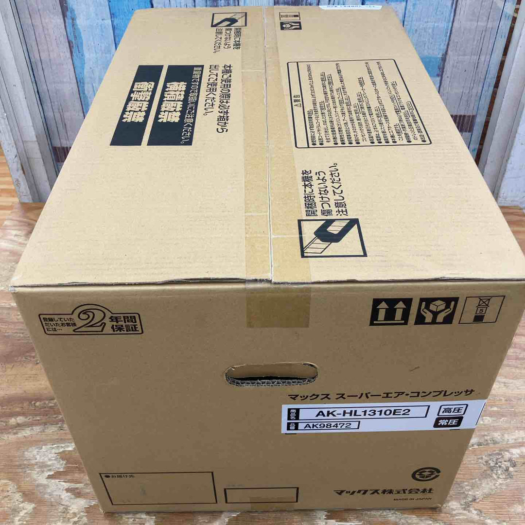 【未使用品】★マックス(MAX) 高圧 常圧 兼用 エアコンプレッサー AK-HL1310E2 レッド 11L【柏店】