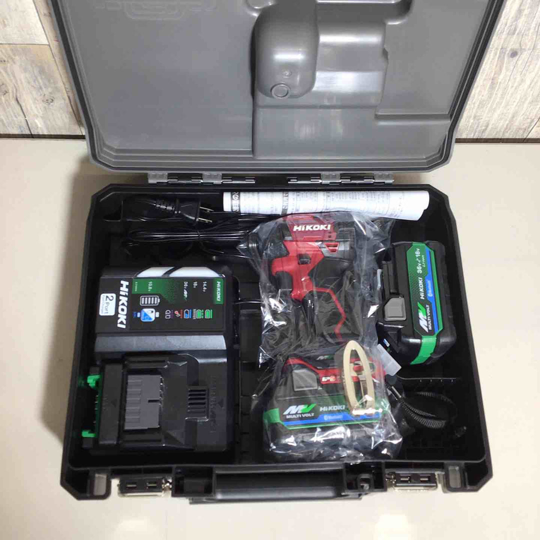 ★ハイコーキ(HIKOKI ※旧:日立工機) コードレスインパクトドライバ スコーピオンレッド WH36DD(2XHRSZ)【戸田店】