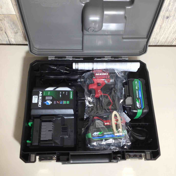 ★ハイコーキ(HIKOKI ※旧:日立工機) コードレスインパクトドライバ スコーピオンレッド WH36DD(2XHRSZ)【戸田店】