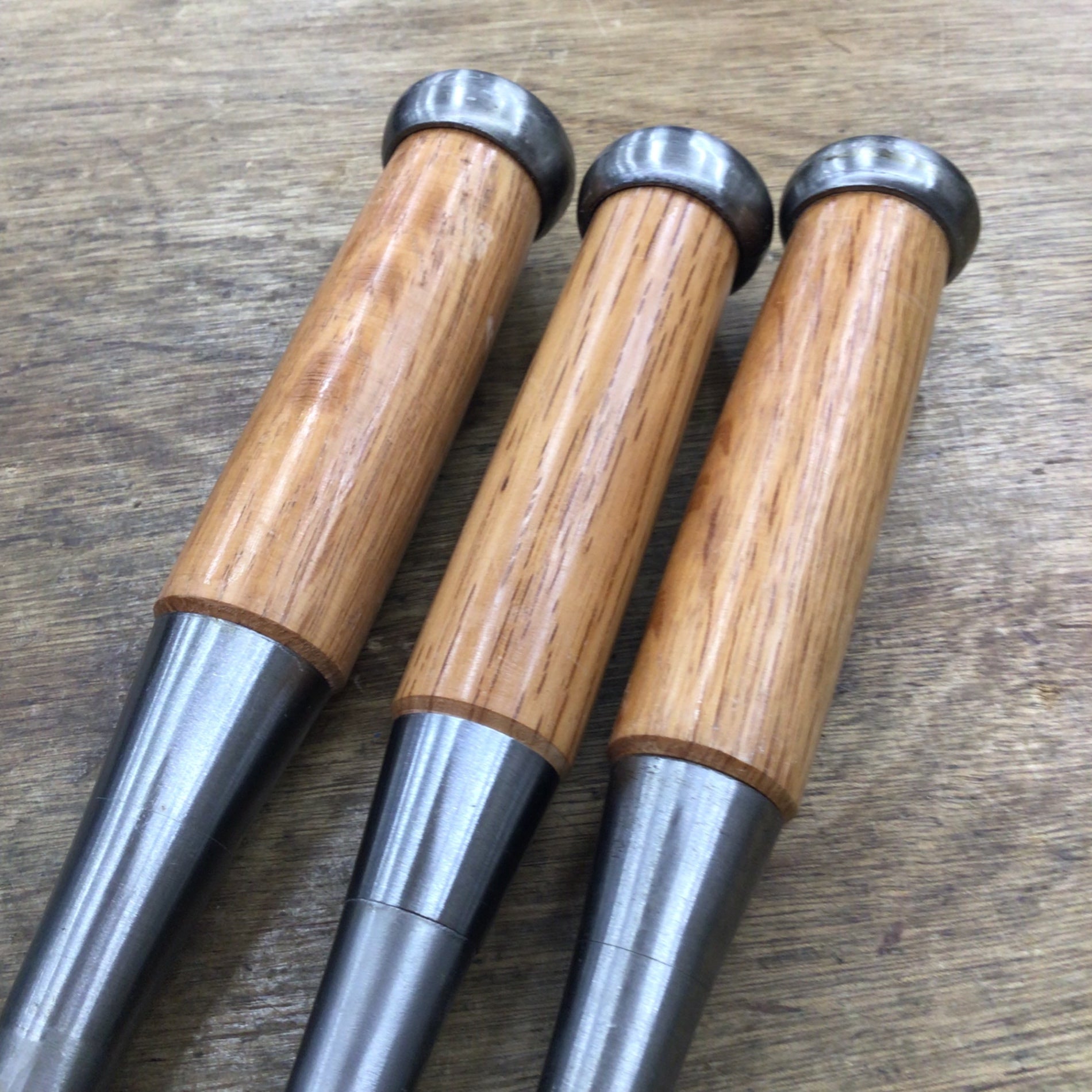 未使用品】「歓声」銘 鑿 のみ 3本組 金山鉄夫作【柏店】 – アクト