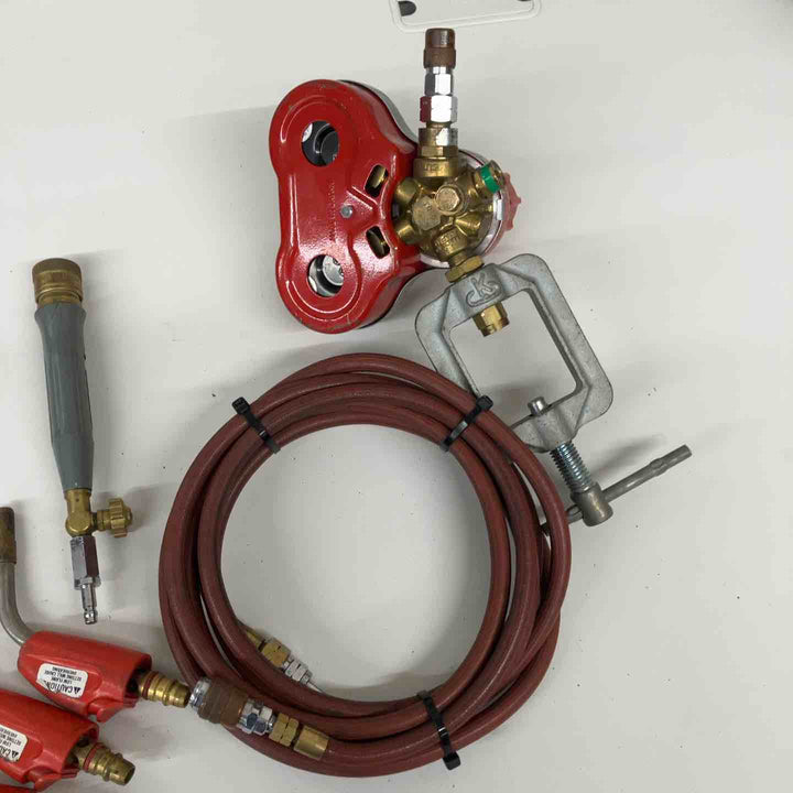 千代田精機 SRA-A アセチレン用 調整器、ホース、バーナー付き【戸田店】