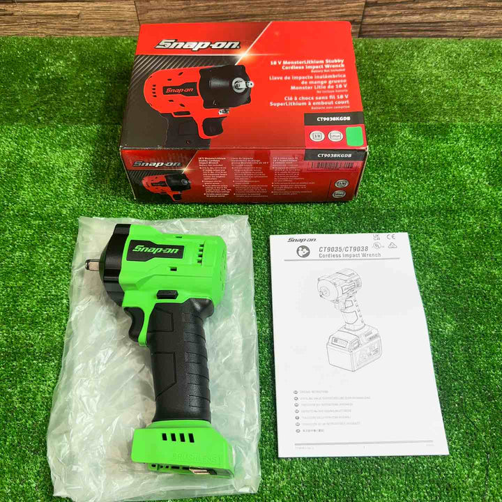 スナップオン(Snap-on) コードレスインパクトレンチ CT9038KGDB  グリーン【桶川店】