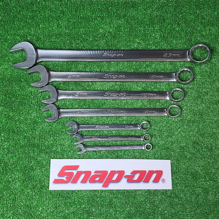◇Snap-on スナップオン コンビネーションレンチ セット ミリサイズ OEXM　7本セット（7～23ｍｍ）【岩槻店】