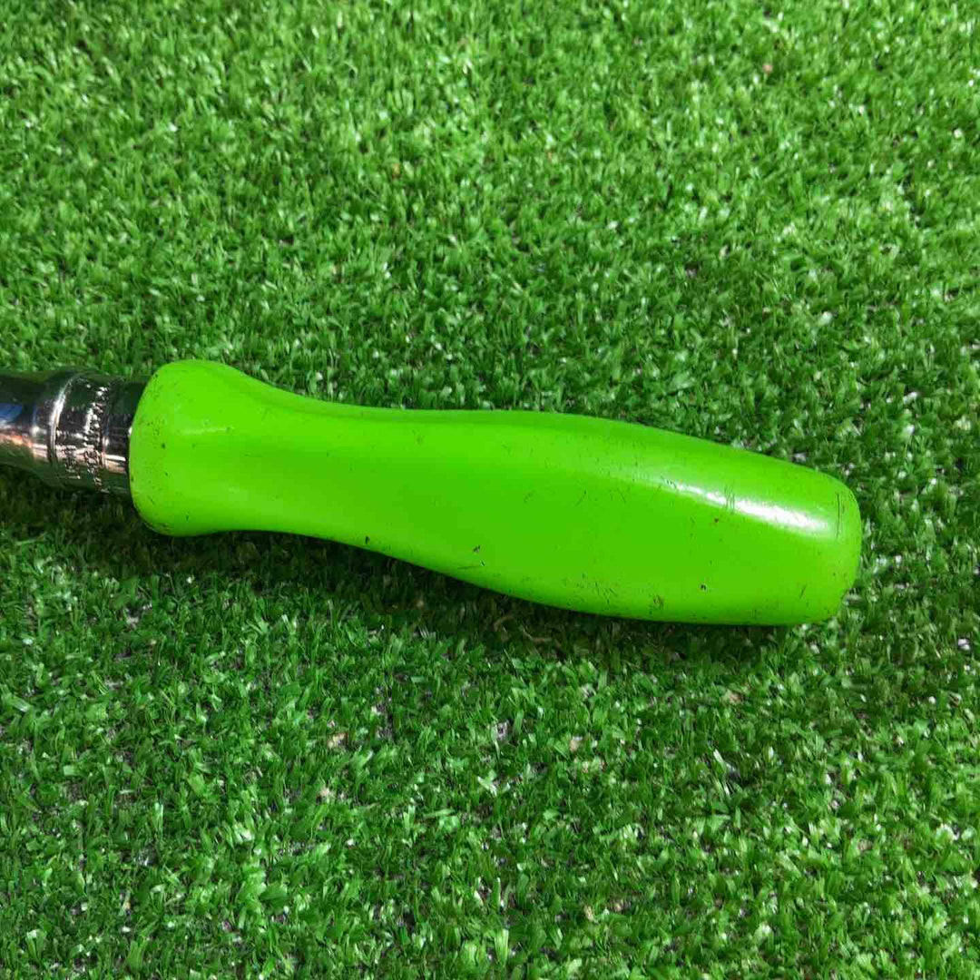 【中古品】 スナップオン Snap-on 限定カラ― ラチェットハンドル グリーングリップ 差込み角:9.5ｍｍ 3/8" スイブルヘッド 100ギア  FHNFD100G 【藤沢店】