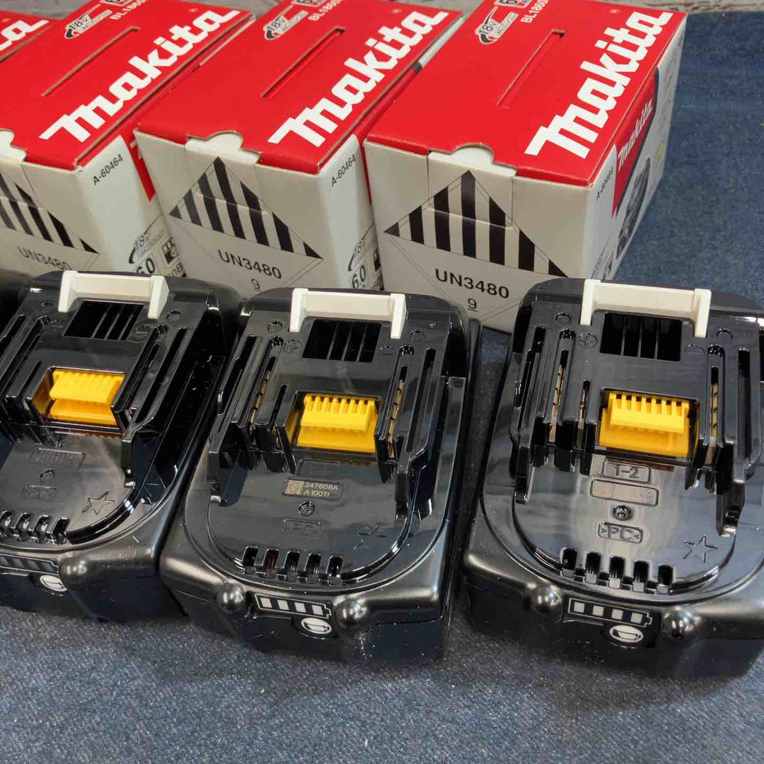 マキタ(makita) リチウムイオンバッテリー 18V/6.0Ah BL1860B 5個セット【八潮店】
