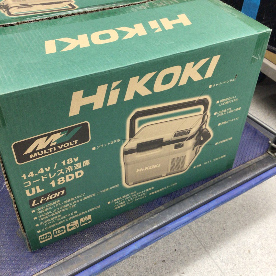 ★ハイコーキ(HIKOKI ※旧:日立工機) コードレス冷温庫 UL18DD(XMGZ)【八潮店】