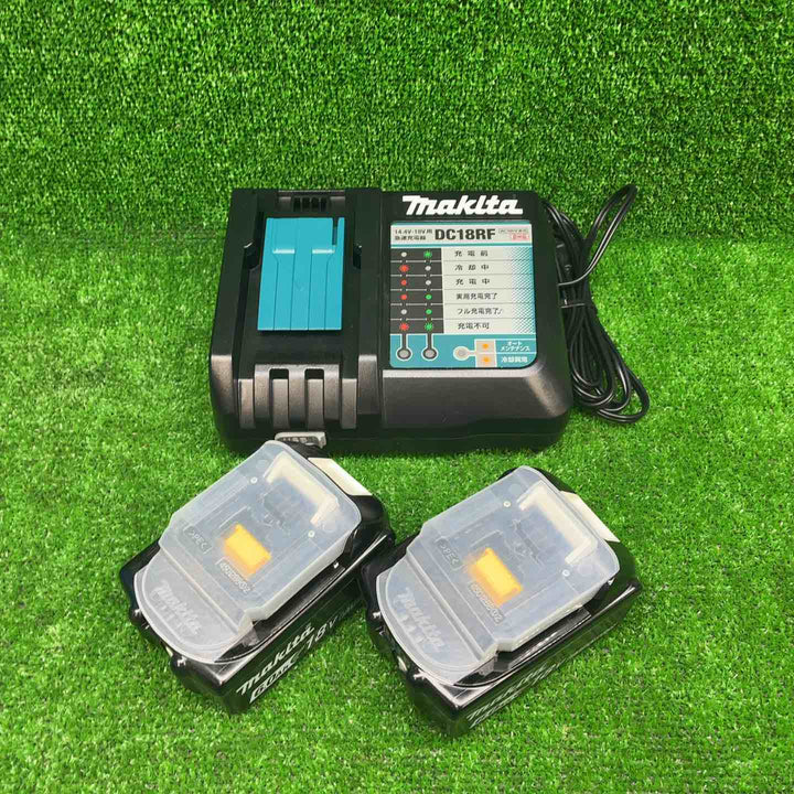 マキタ(makita) リチウムイオンバッテリー 18V/6.0Ah BL1860B 充電回数1回、2回/充電器 DC18RF セット【藤沢店】
