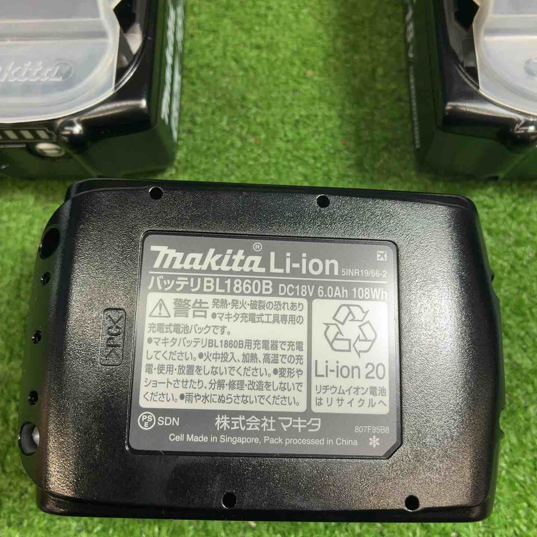 【12個セット】マキタ(makita) リチウムイオンバッテリー 18V/6.0Ah BL1860B【藤沢店】