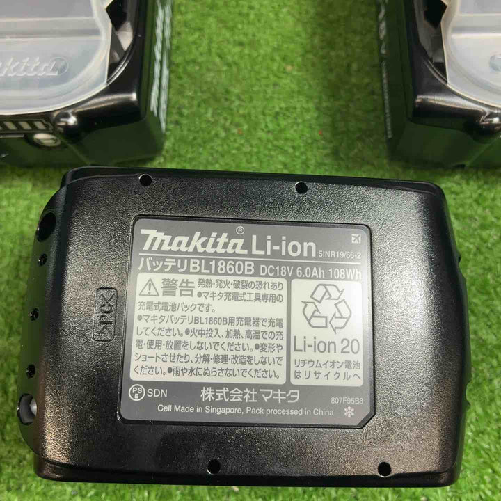 【12個セット】マキタ(makita) リチウムイオンバッテリー 18V/6.0Ah BL1860B【藤沢店】