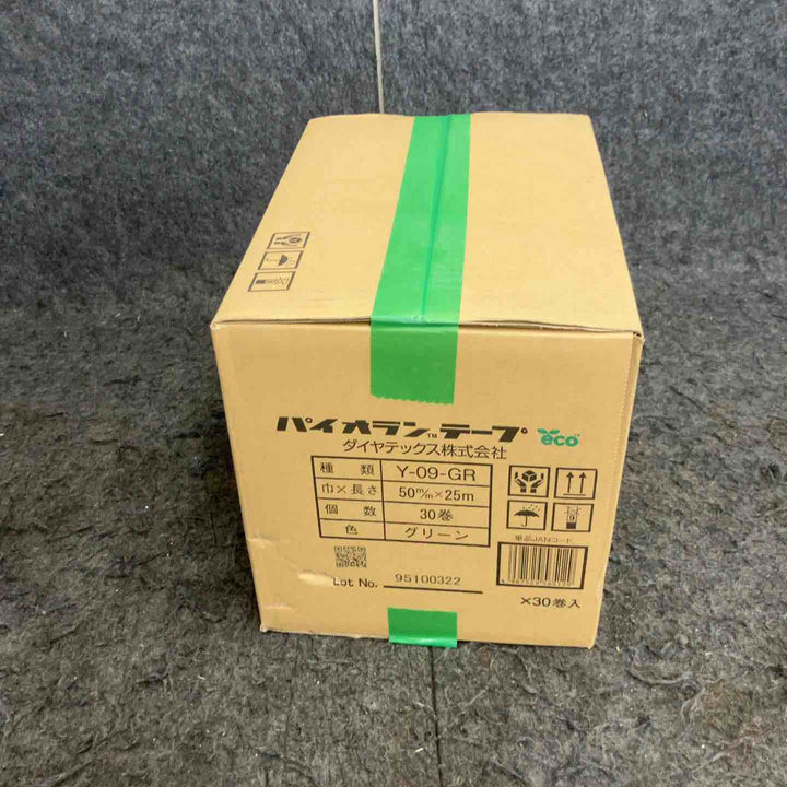 ◇ダイヤテックス パイオラン 養生テープ 緑 Y-09-GR 50mm×25m 30巻 グリーン【鴻巣店】