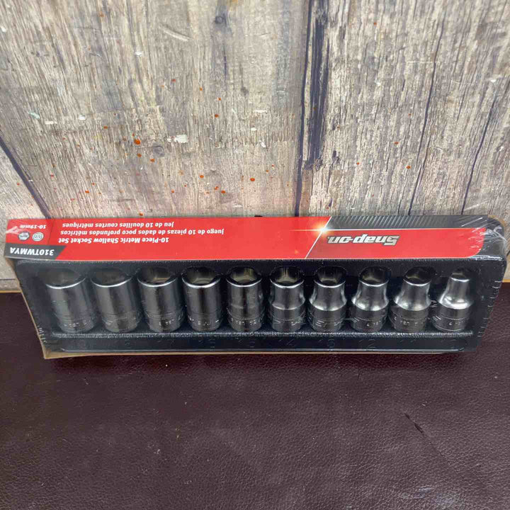 【未使用(店頭展示品)】 スナップオン (Snap-on) 1/2" ソケットセット ショート 6ポイント ミリサイズ 310TWMYA 【東大和店】