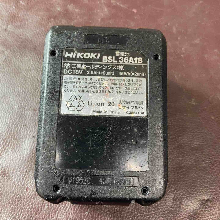 【中古品】ハイコーキ(HIKOKI ※旧:日立工機) コードレスシャー CE18DSL(NN) バッテリー1個付属(BSL36A18)【東大和店】