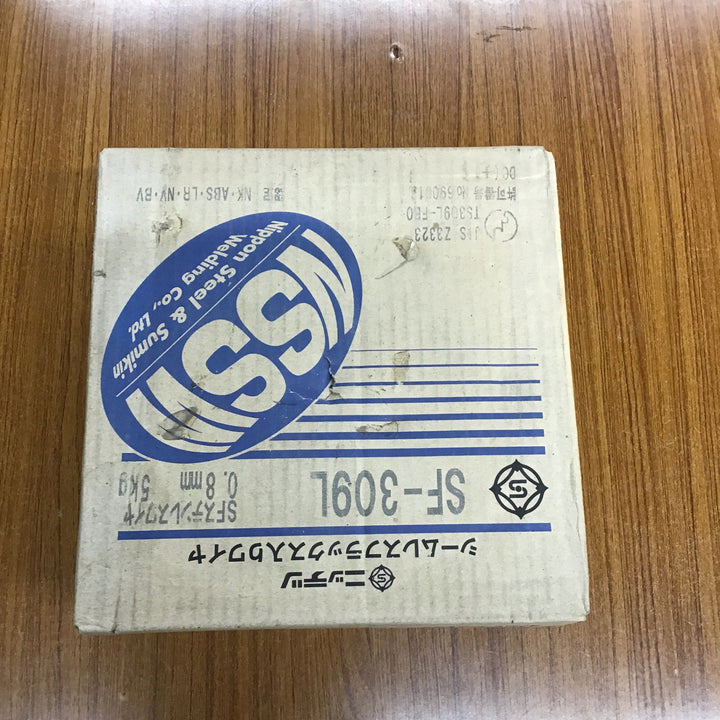 日鉄溶接工業　フラックス入りステンレス溶接ワイヤ　SF-309L　Φ0.8mm　5㎏【桶川店】