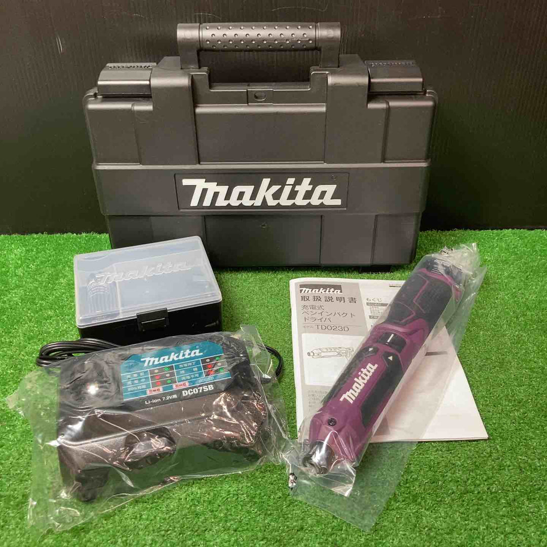 ★マキタ(makita) 7.2V コードレスペンインパクトドライバ TD023DHXAP【岩槻店】