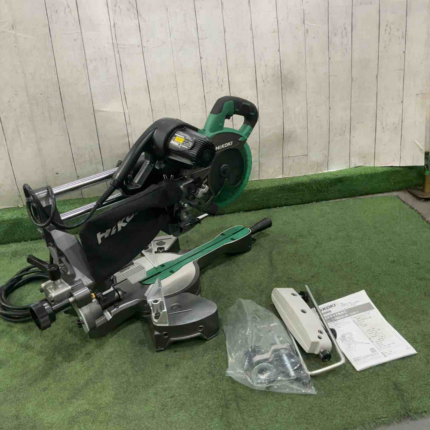 【美品】★ハイコーキ(HIKOKI ※旧:日立工機) 卓上スライド丸のこ C7RSHD(K)  動作確認済【川口店】 ☆ハイコーキ(HIKOKI ※旧:日立工機) 卓上スライド丸のこ C7RSHD(K
