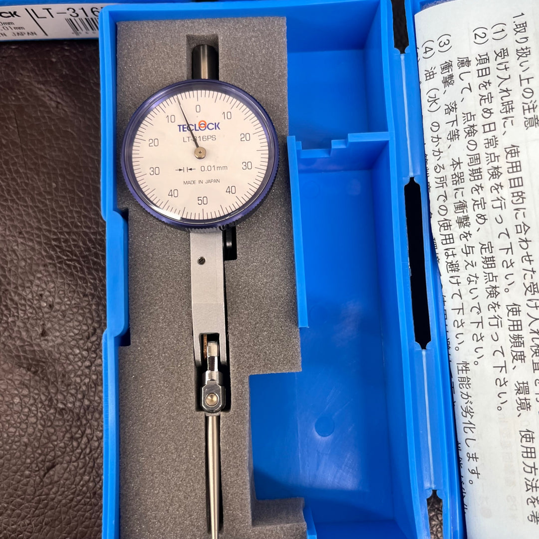 【未使用品(店頭展示品)】TECLOOK(テクロック) レバーテスト(てこ式ダイヤルゲージ) LT-316PS 2個セット【東大和店】