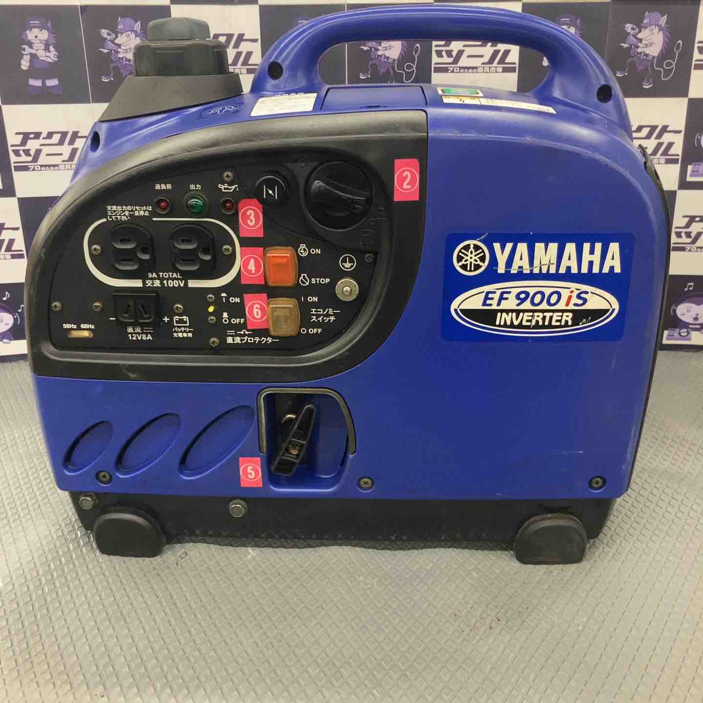 ◇ヤマハ YAMAHA ガソリン発電機 EF900IS【所沢店】 – アクトツール