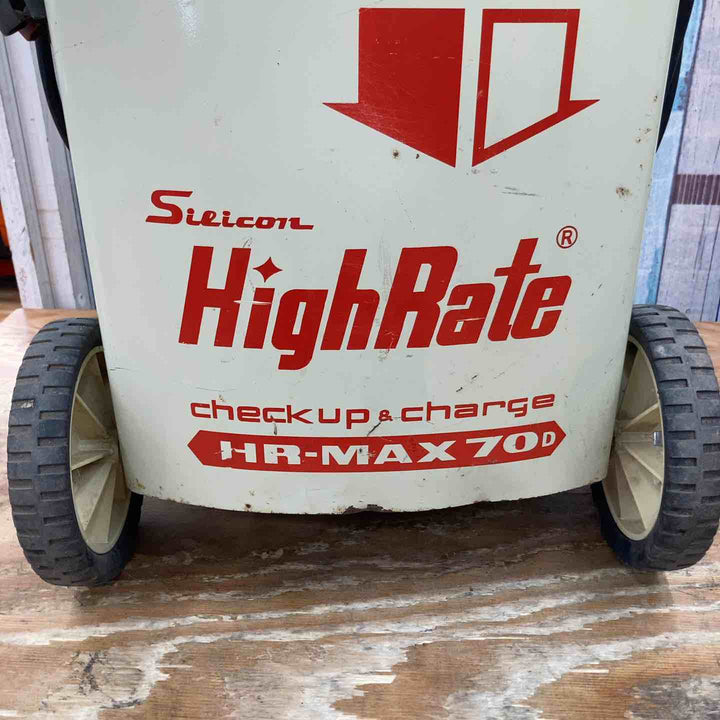 【現状品/ 店頭受取り限定】デンゲン シリコン式バッテリ急速充電器 HR-MAX70D バッテリーチャージャー 自動車 整備　【千葉県柏市】