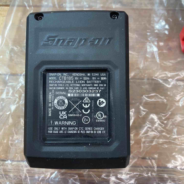 【未使用(店頭展示品)】 スナップオン(Snap-on) 18V 充電式インパクトレンチ(本体＋バッテリ1個セット) CT9050W1 【東大和店】