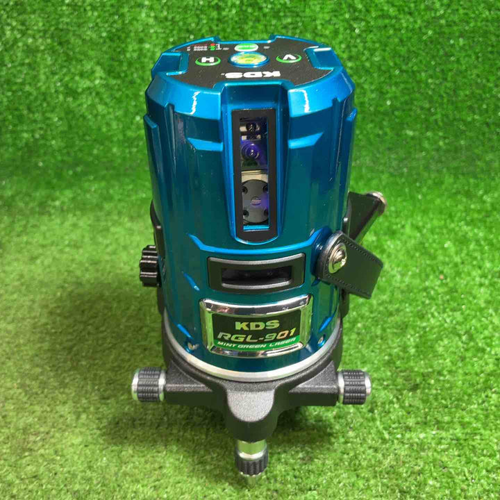 【未使用品】 ムラテックKDS ミントグリーン レーザー墨出器 本体+受光器+三脚 RGL-901RSA 【藤沢店】