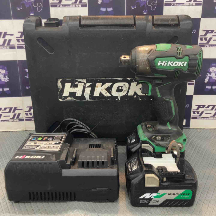 【中古品】ハイコーキ(HIKOKI ※旧:日立工機) コードレスインパクトレンチ WR18DBDL2(2LXPK)【所沢店】