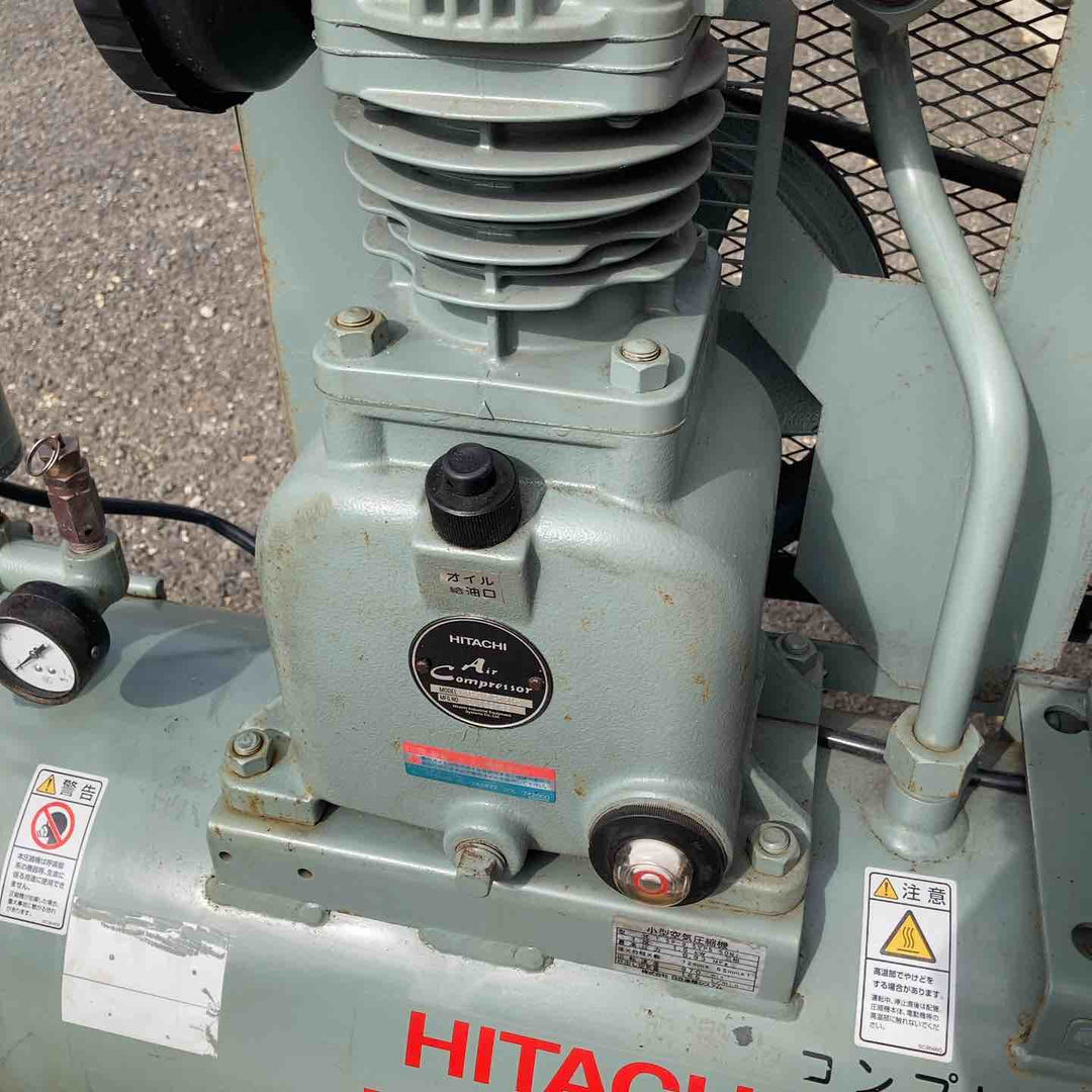 【店頭受取り限定】◇400V 日立産機(HITACHI)  2馬力エアーコンプレッサー 1.5P-9.5VP5 ベビコン 50Hz【柏店】