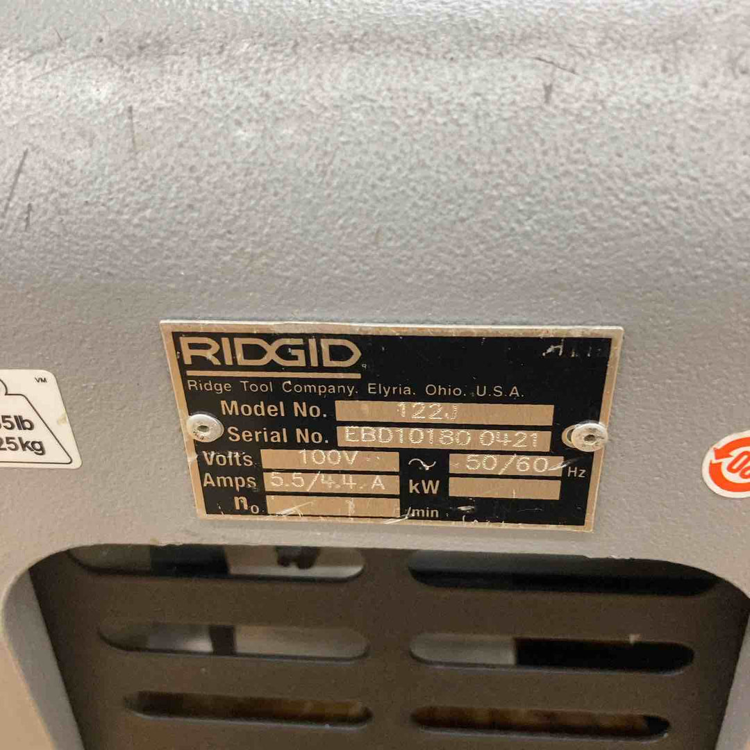 ◇リジッド(RIDGID) 高速管端処理機 122J【柏店】